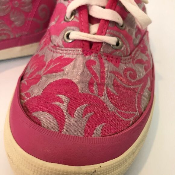 Y2K Glittery Floral Keds sz 6.5 - Picture 3 of 10